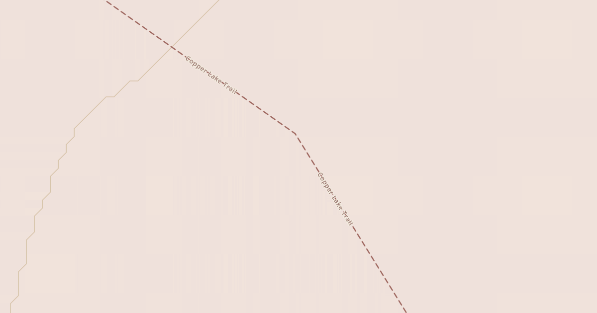 Map preview of Copper Lake Trail