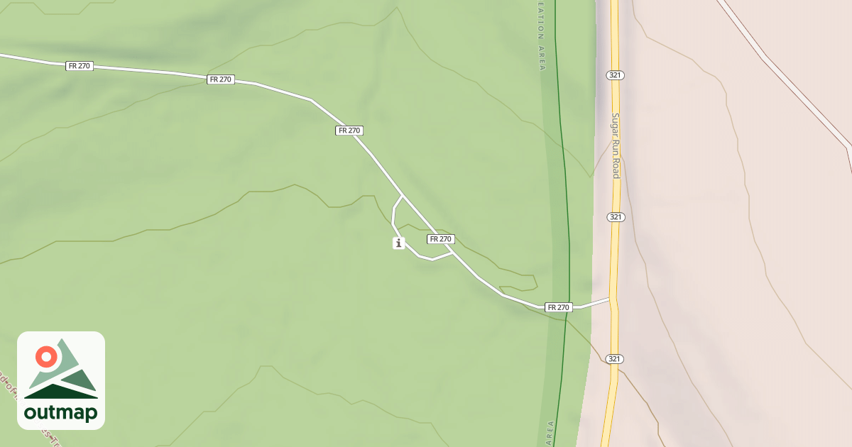 Map of TRACY RUN - F