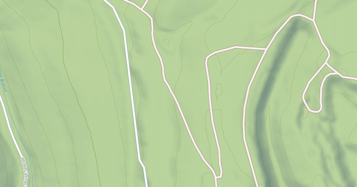 Map preview of Whiskey Springs Trails