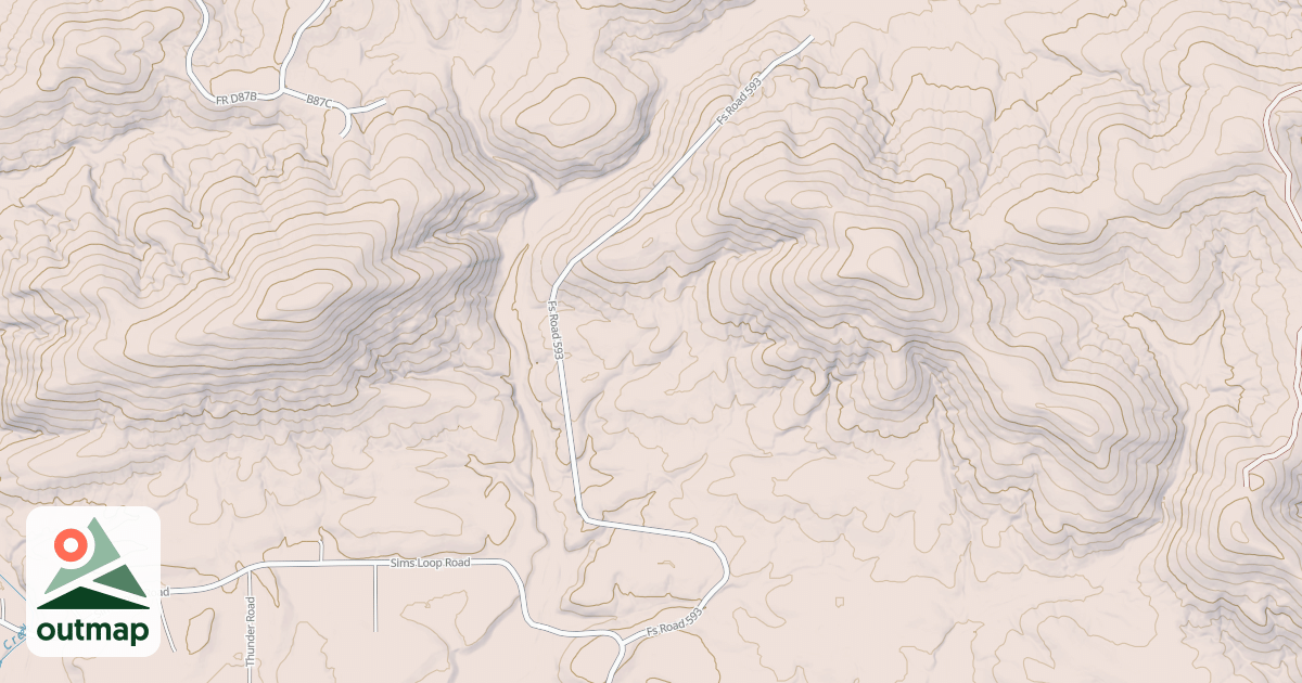 Map of LITTLE RAINY