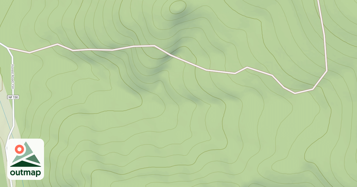 Map of USFS Motor Vehicle Use Map Roads {38A0EE9C-121F-4710-8854-F0030A48A8EB}