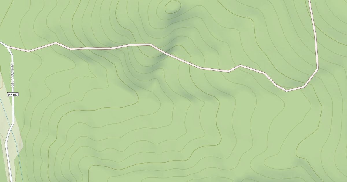 Map preview of USFS Motor Vehicle Use Map Roads {38A0EE9C-121F-4710-8854-F0030A48A8EB}