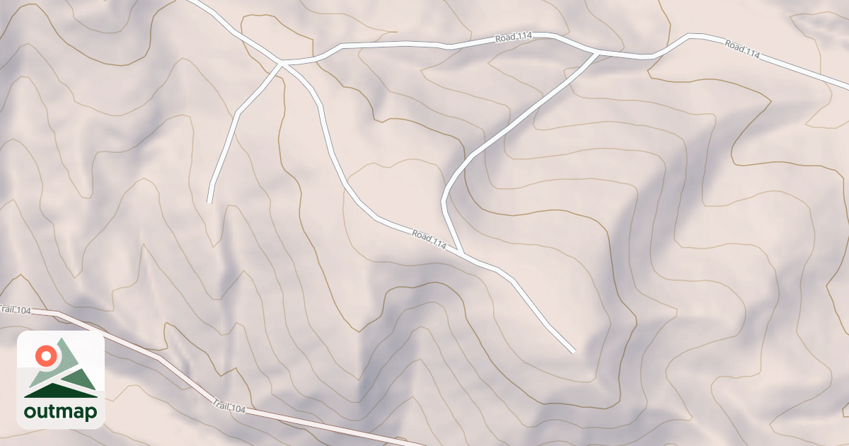 Map of Upper Montpelier  Creek