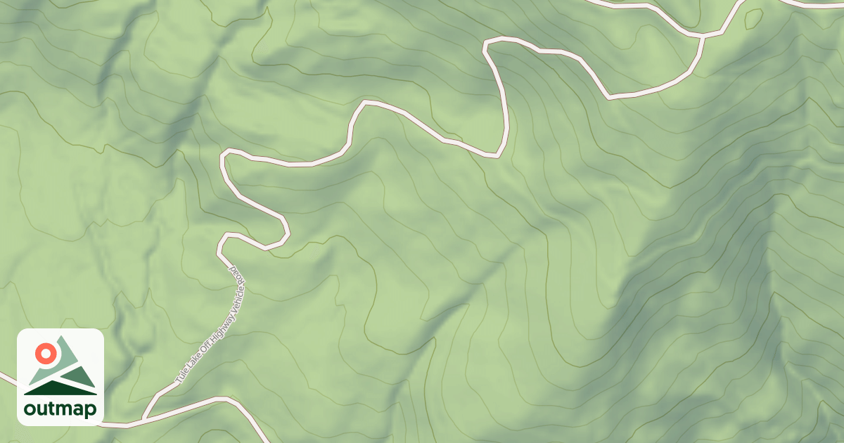 Map of TULE LAKE ORV