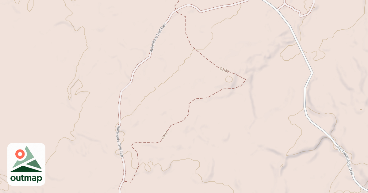 Map of Straight Arrows Trail