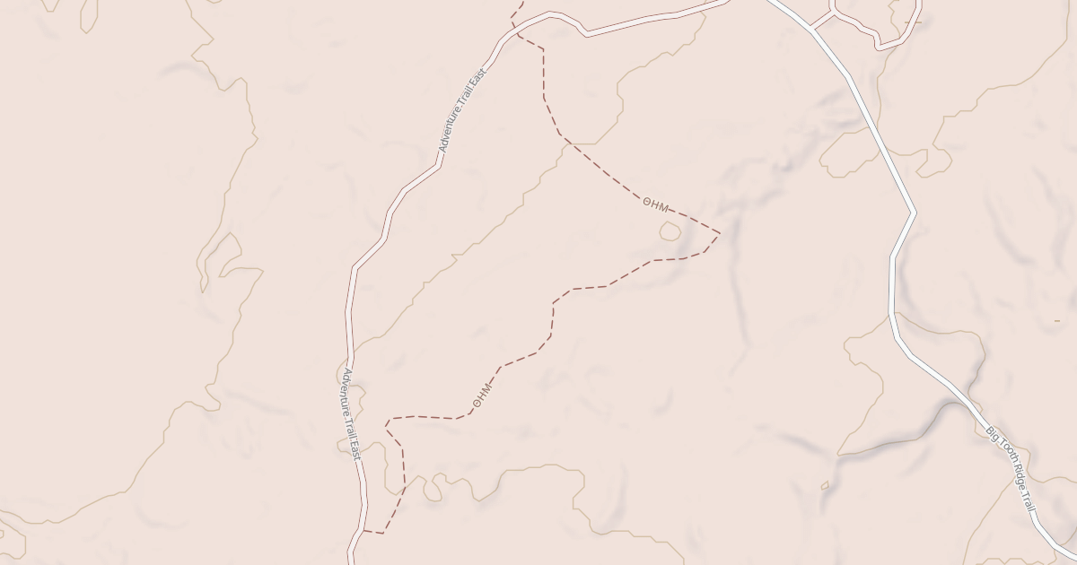 Map preview of Straight Arrows Trail