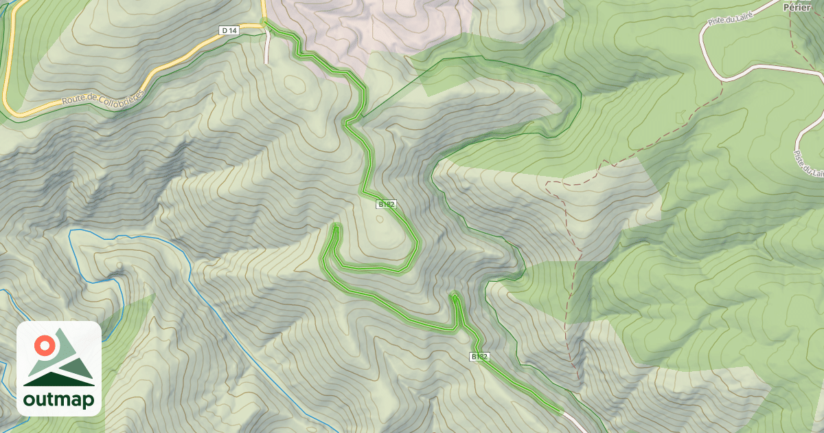 Map of Capelude La Verne