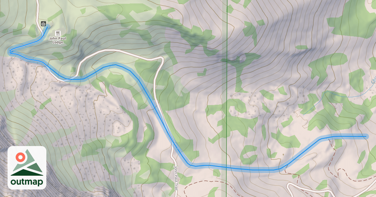 Map of Mt. Ogden Road