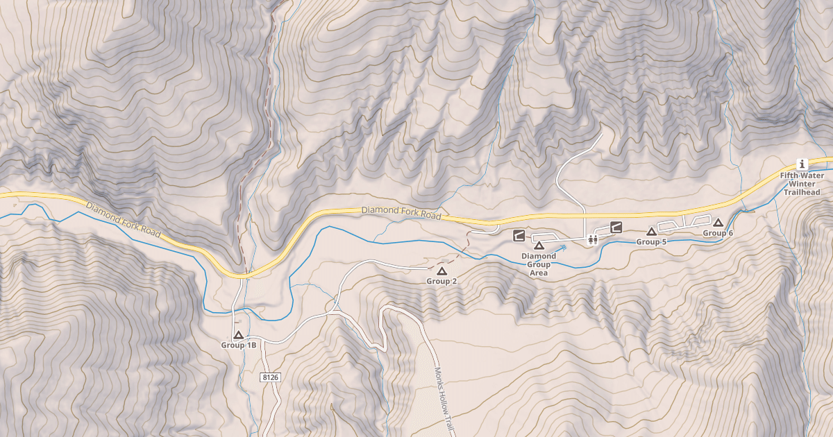 Map preview of DIAMOND FORK