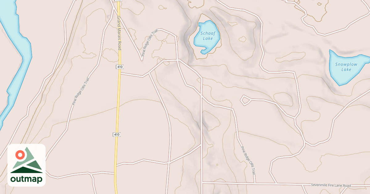 Map of Pine Ridge Trail