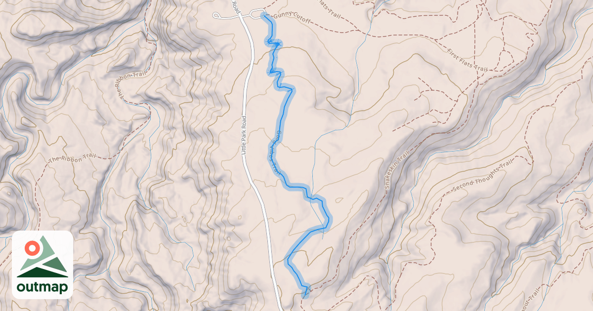 Map of Good Vibes Trail