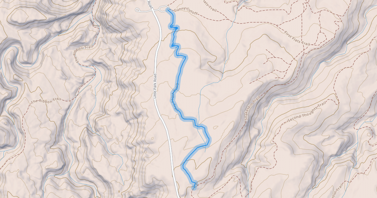 Map preview of Good Vibes Trail