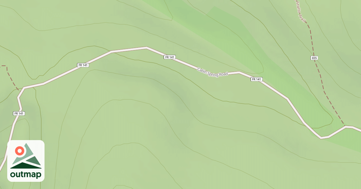 Map of CABIN SPRING