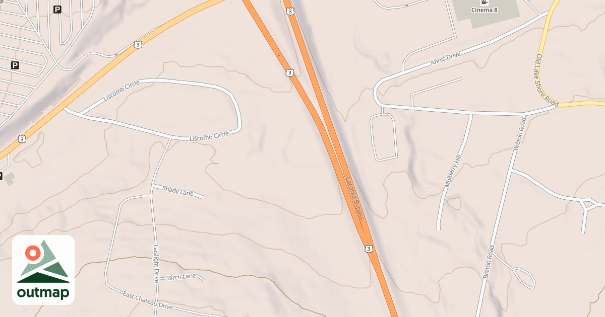 Map of Route 3