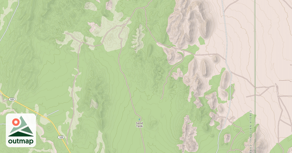 Map of BEAR SPRINGS