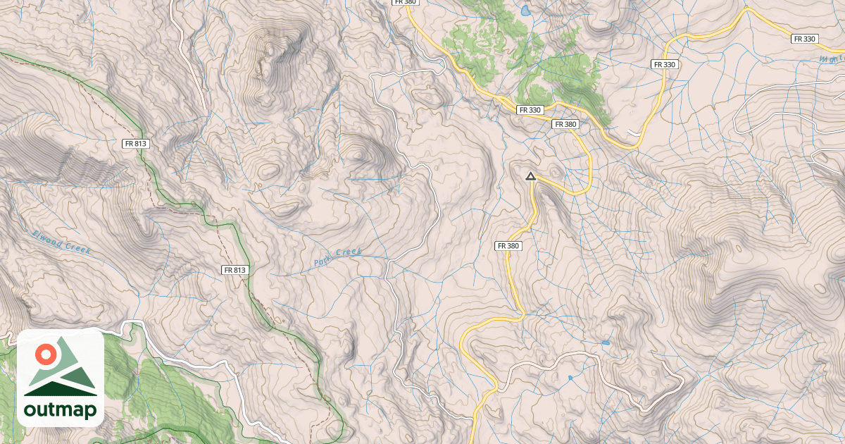 Map of PARK CR
