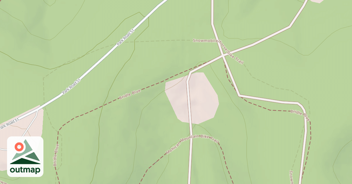 Map of Snowmobile Trail