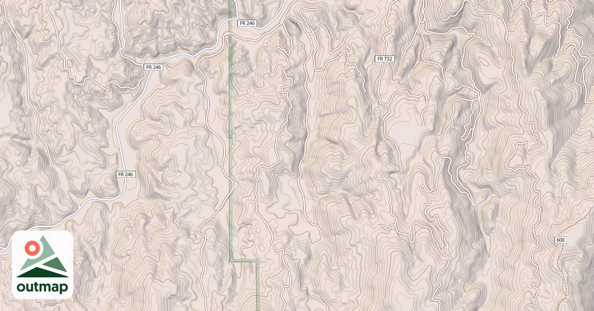 Map of LODGE CREEK A