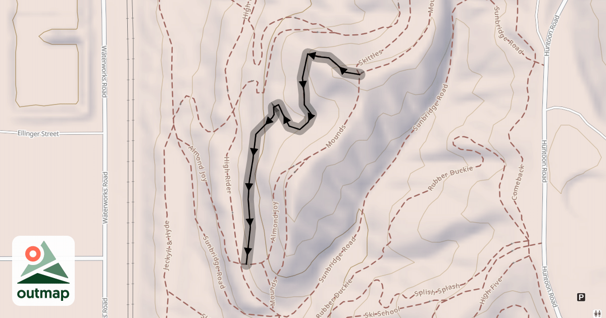 Map of Gummy Worm