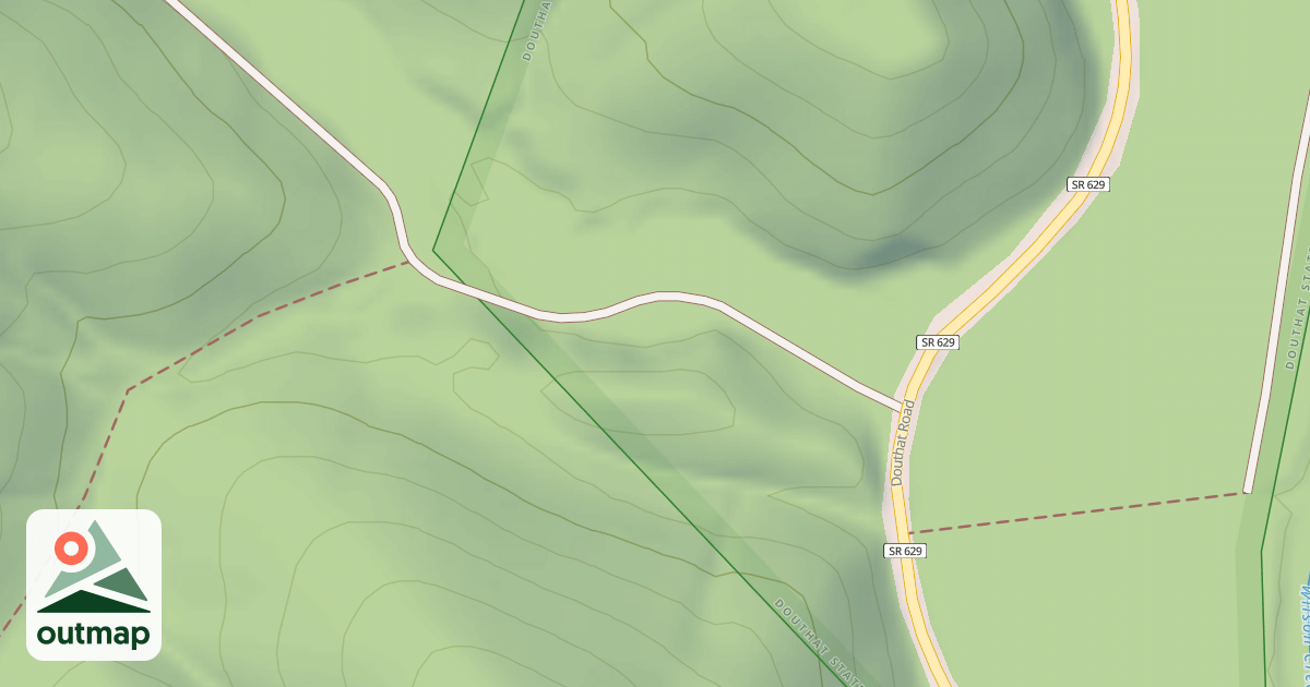 Map of MCGRAW HOLLOW