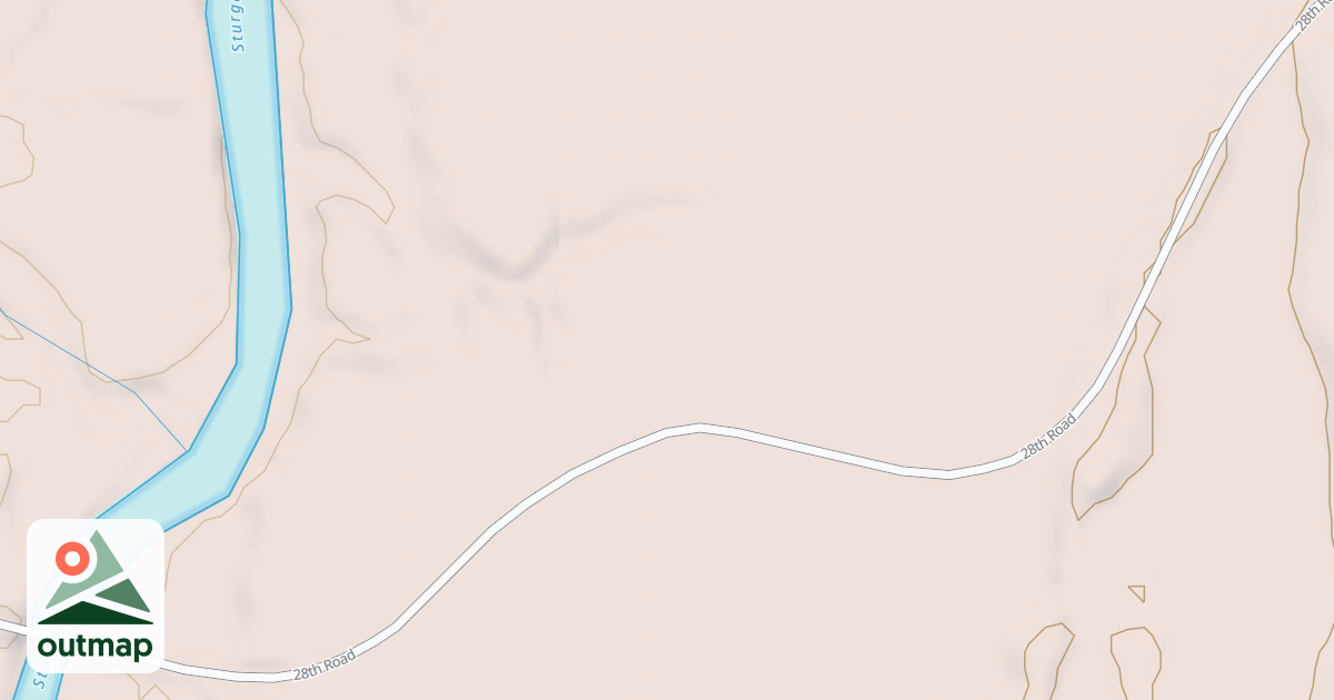 Map of Big Bay De Noc Snomo