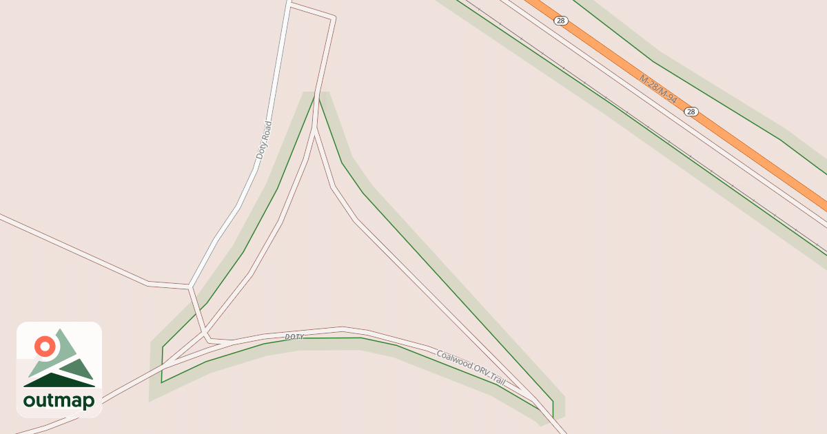 Map of HAYWIRE GRADE SPUR E