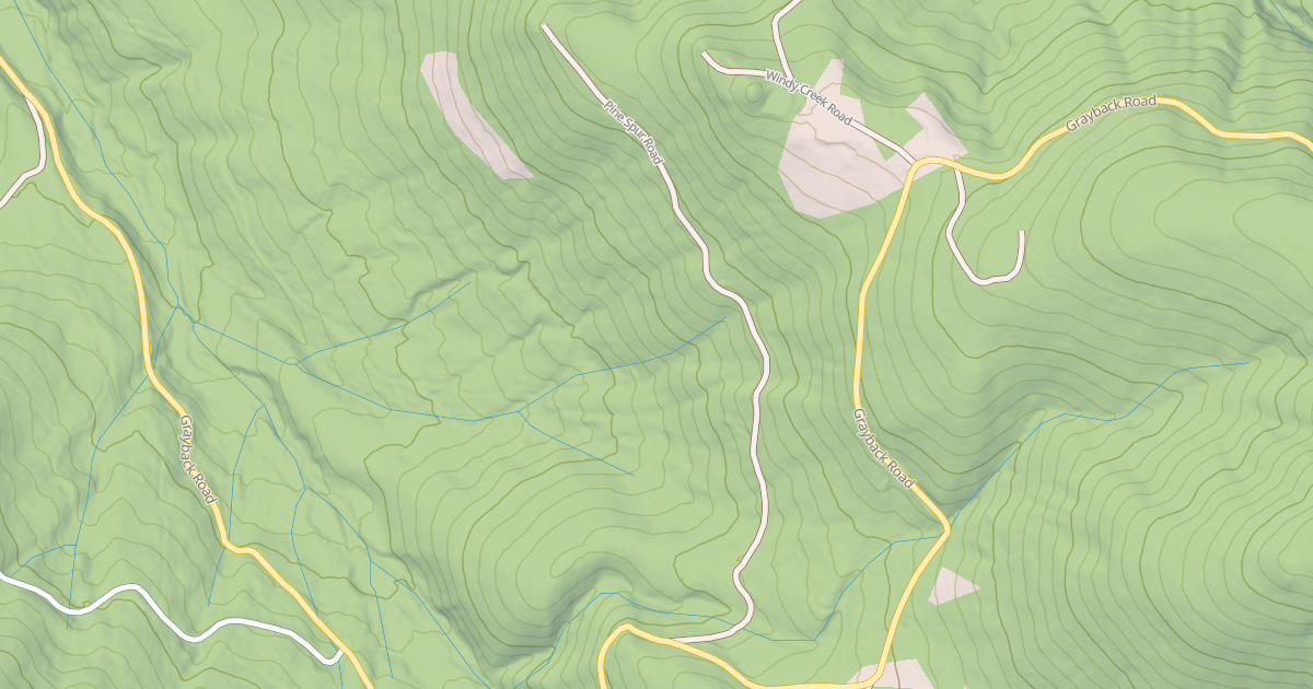 Map preview of PINE SPUR