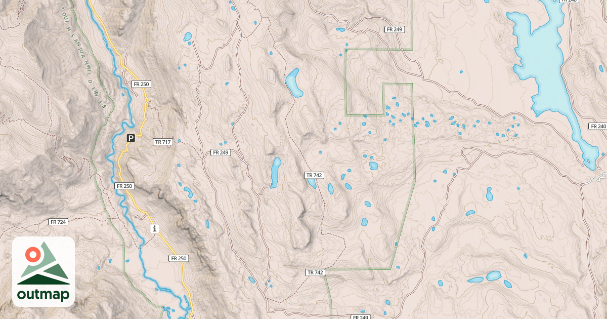 Map of EMPEDRADO LAKE