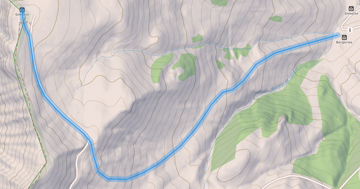 Map preview of Serre de l'Homme