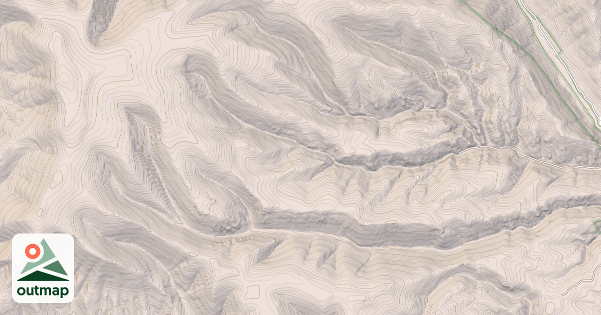 Map of WOODCHOPPER RIDGE