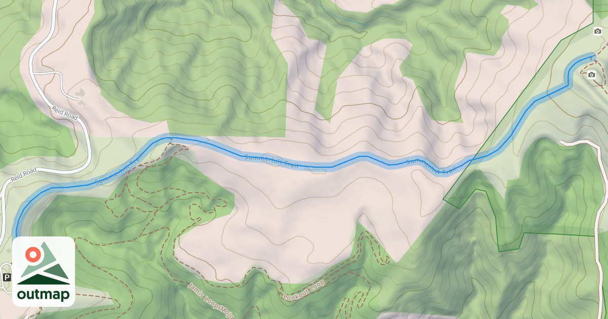 Map of Summerhill Trail
