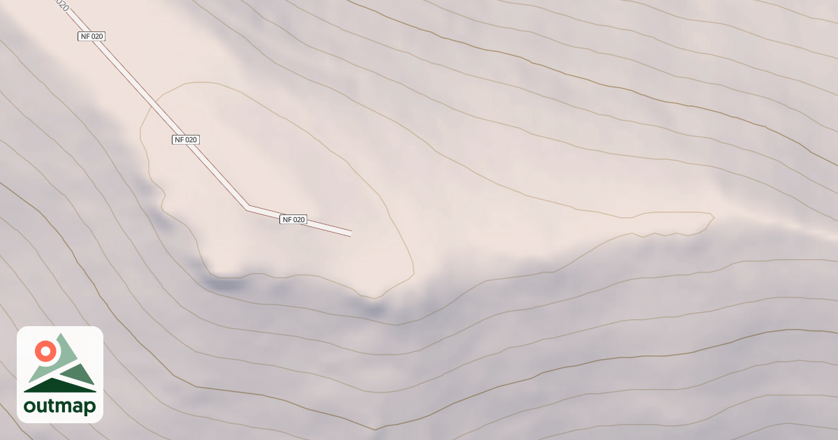 Map of MIDDLE POINT RIDGE