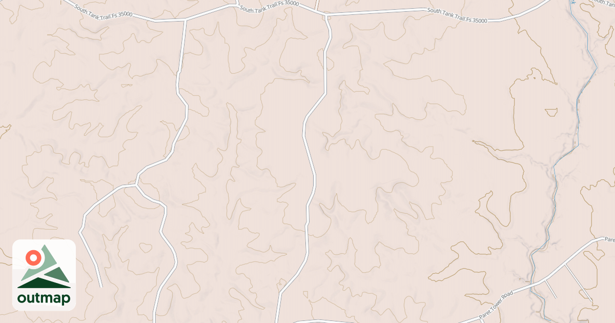 Map of USFS National Forest System Roads {4BA16715-712B-4921-9D7F-03A1073169DA}