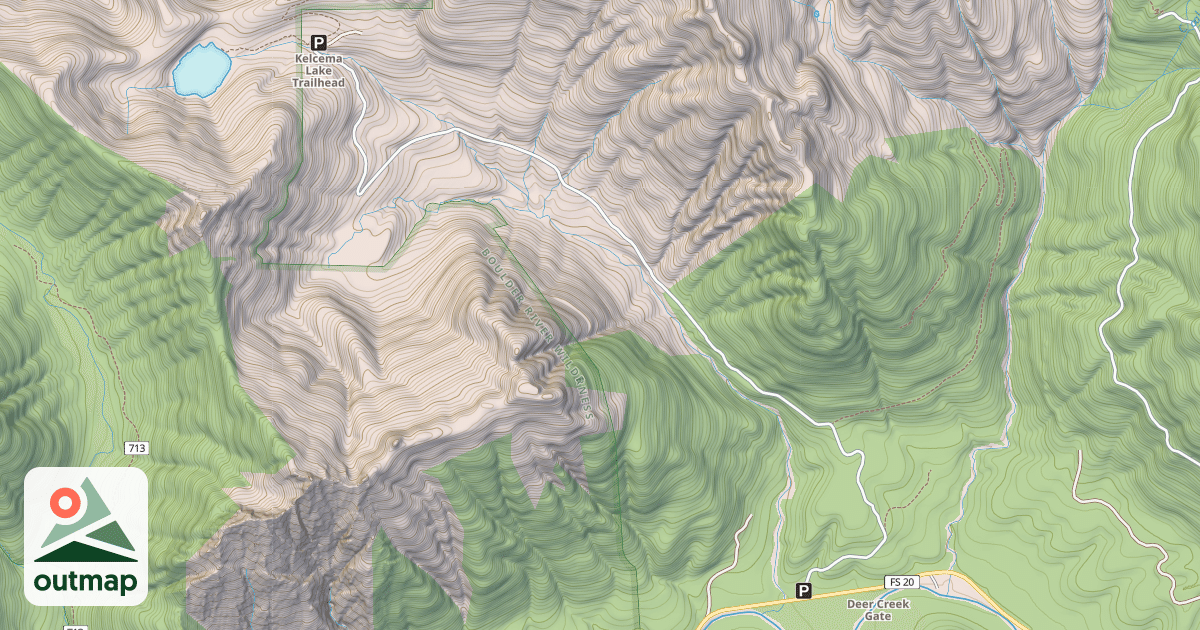 Map of DEER CREEK
