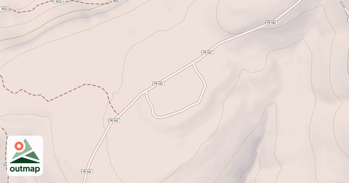 Map of 542 DISPERSED CAMP SPUR 2