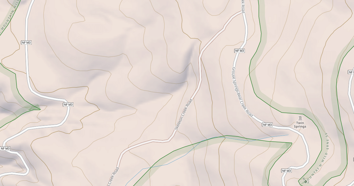 Map preview of SKELETON CREEK