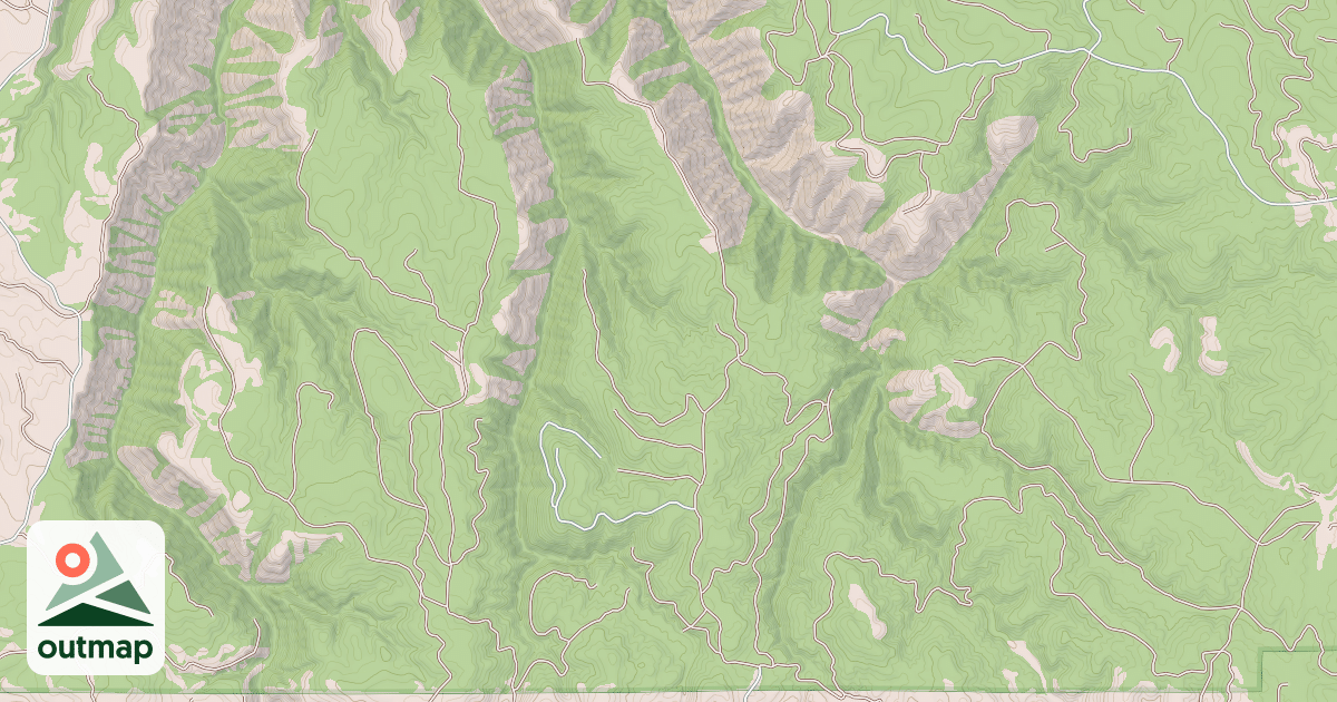 Map of MCALLISTER RIDGE