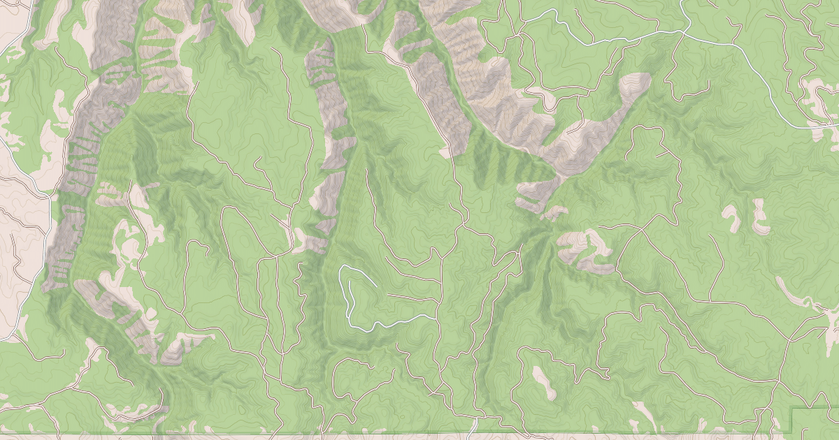 Map preview of MCALLISTER RIDGE
