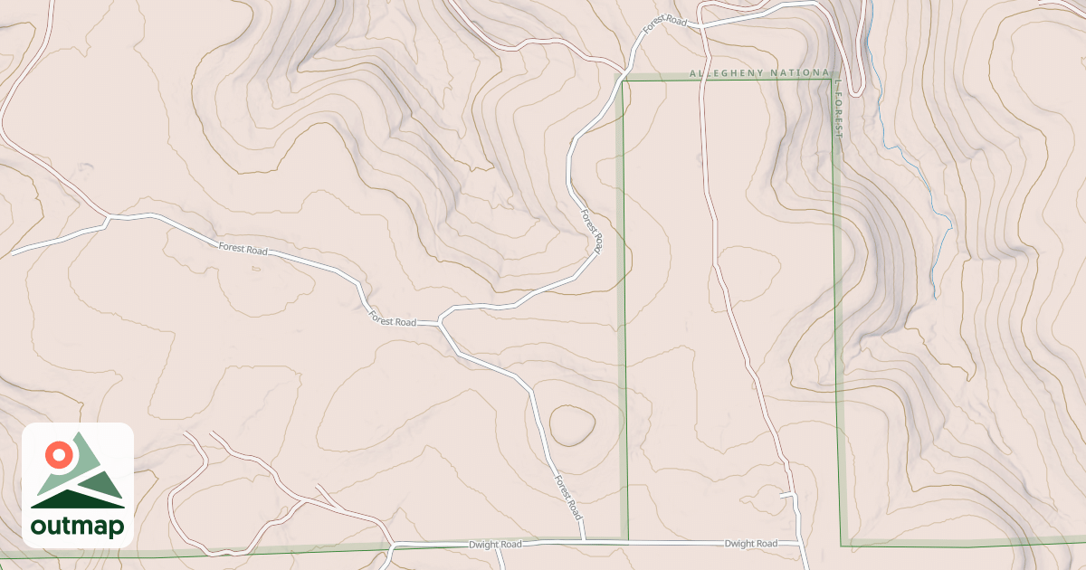 Map of MCDADE RUN
