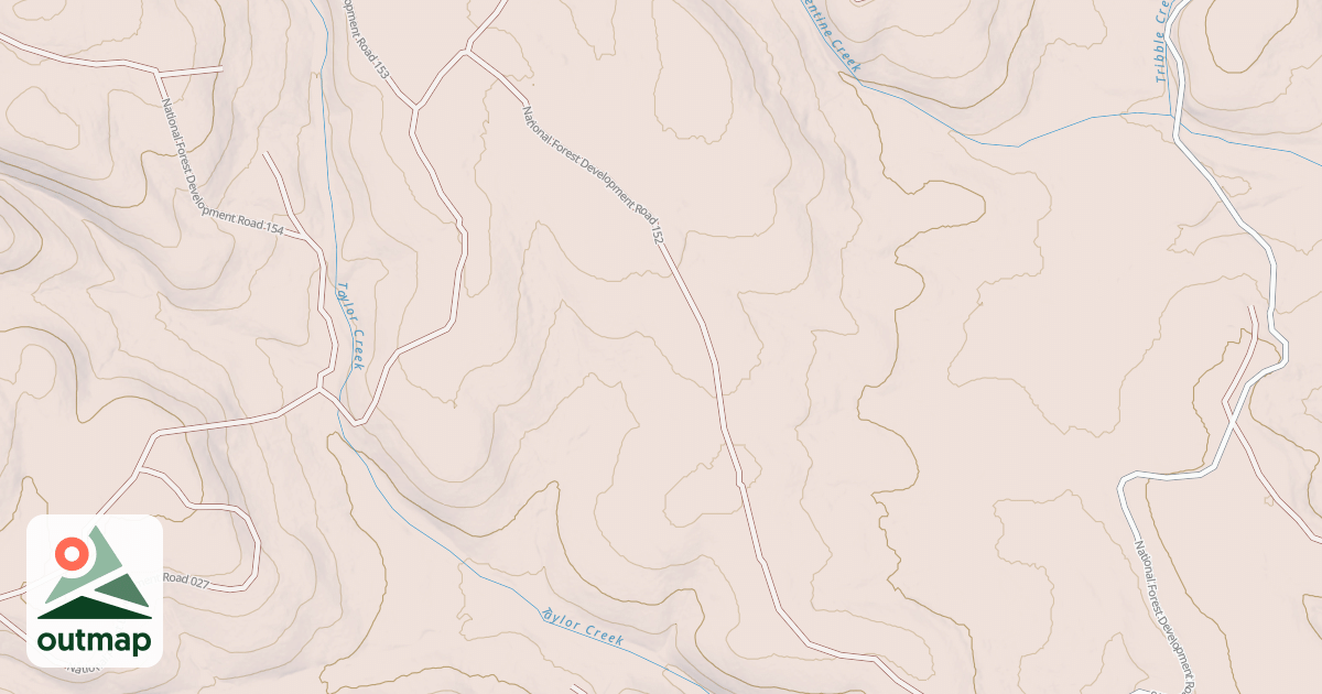 Map of USFS Motor Vehicle Use Map Roads {27B693F1-C586-4779-83C4-FC56DB6C596B}