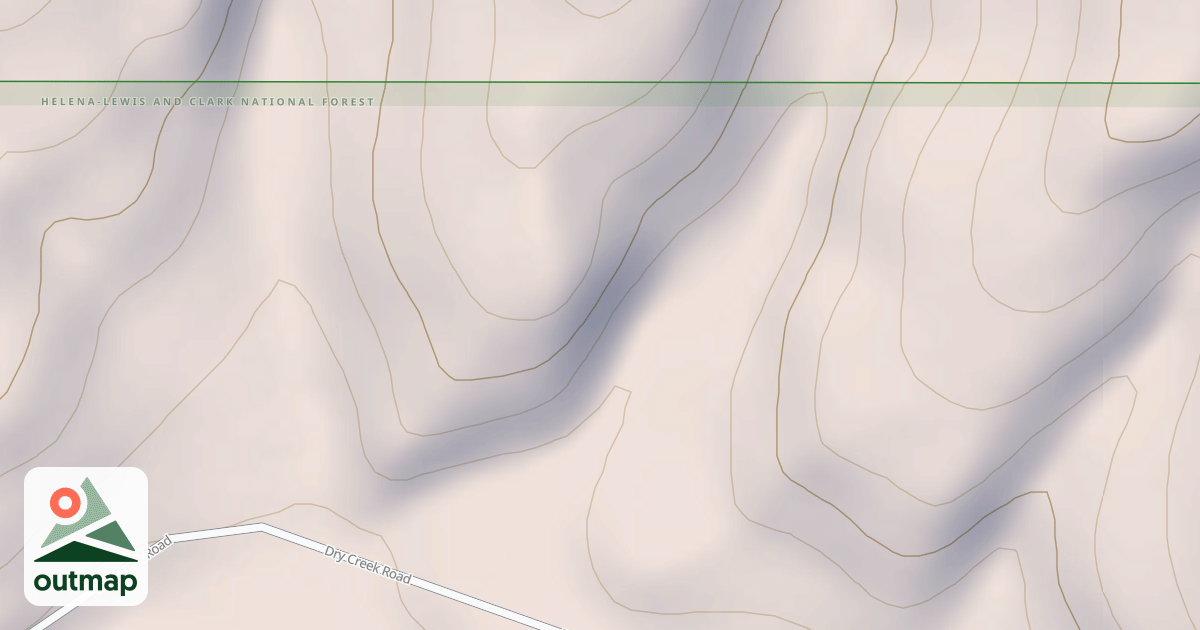 Map of DRY CREEK SPUR 113