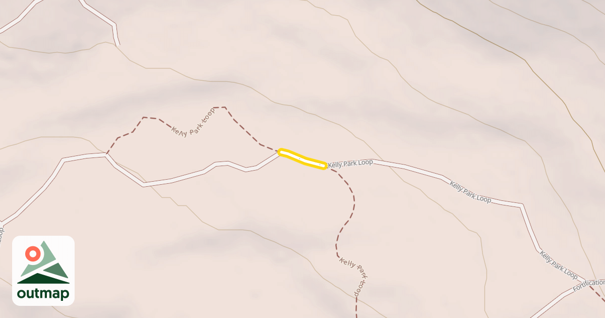 Map of White Pine-Kelly Park Loop