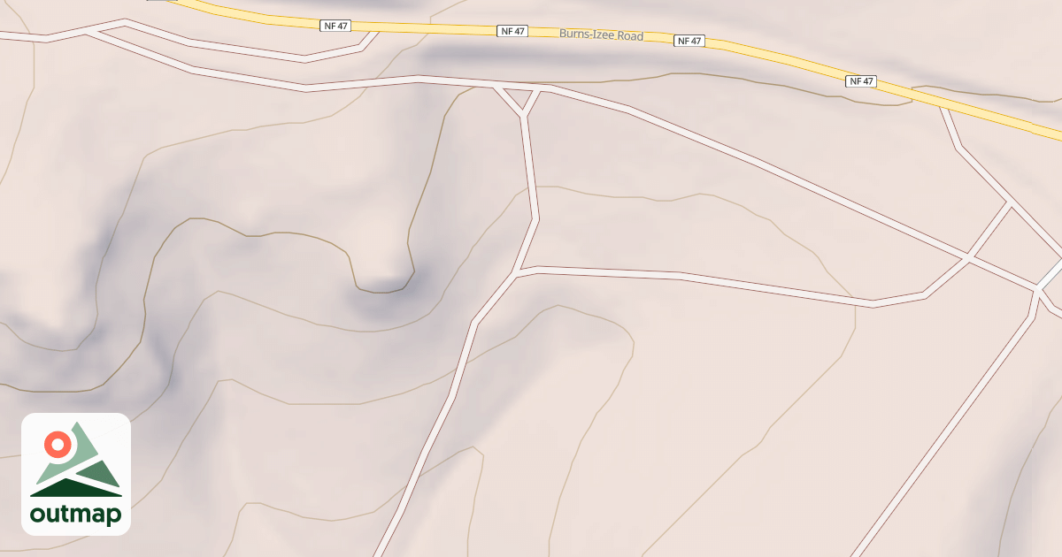 Map of Radar Hill OHV Trails