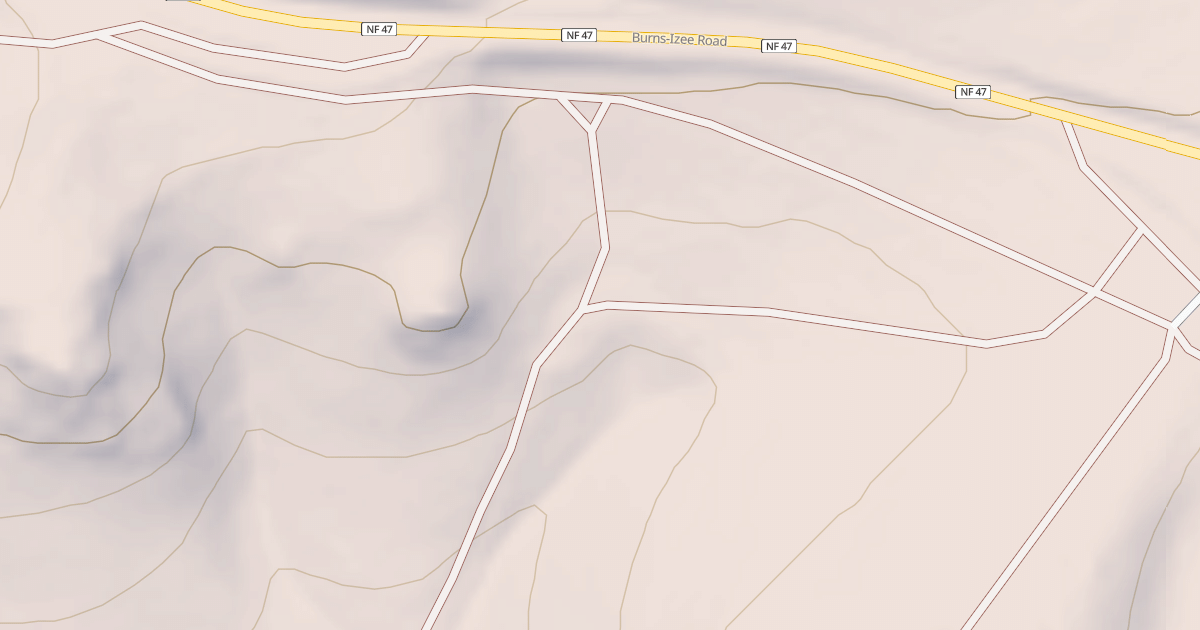Map preview of Radar Hill OHV Trails