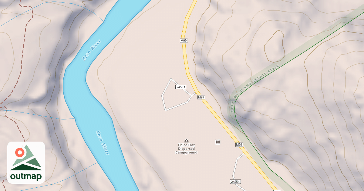 Map of CHICO FLAT-A