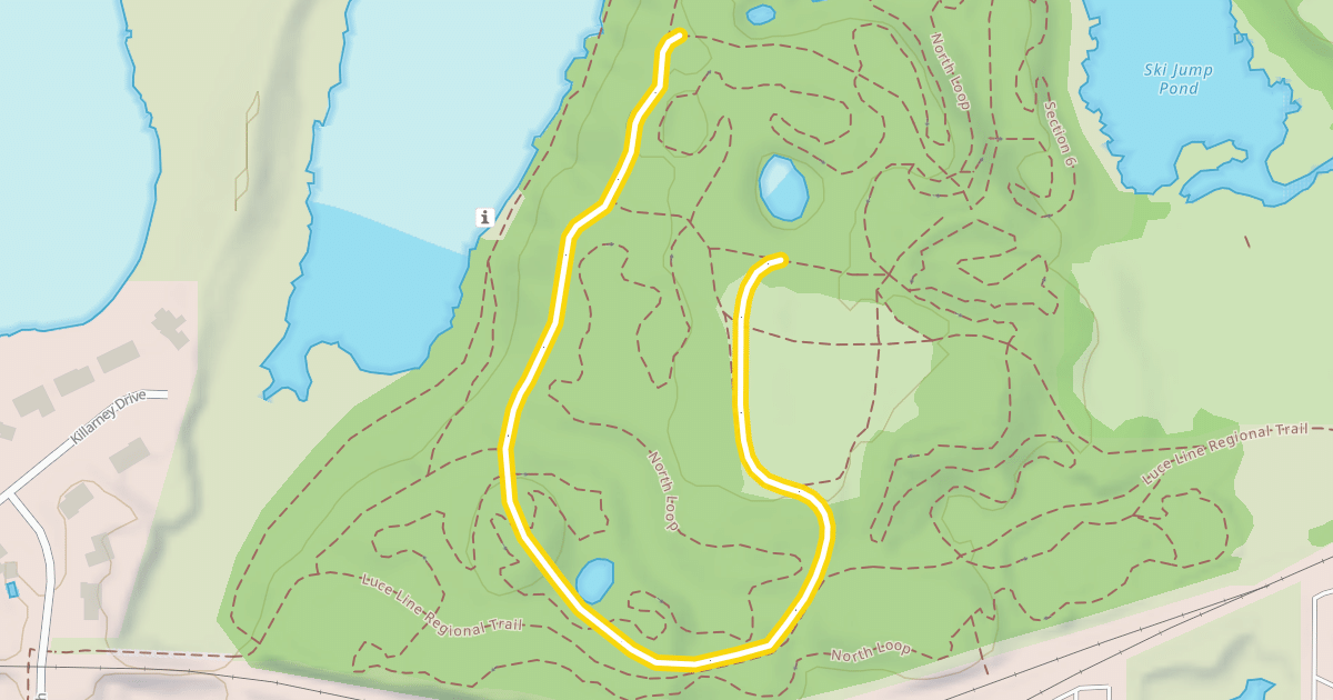 Map preview of Twin Lake Trail