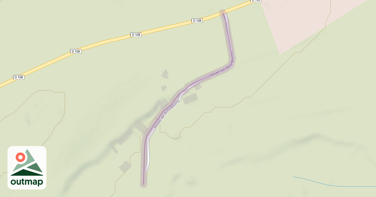 Map of Route de Bonnefond