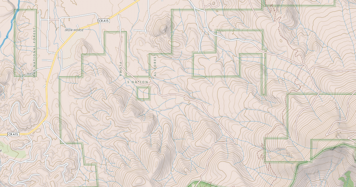 Map preview of CARMEN CREEK