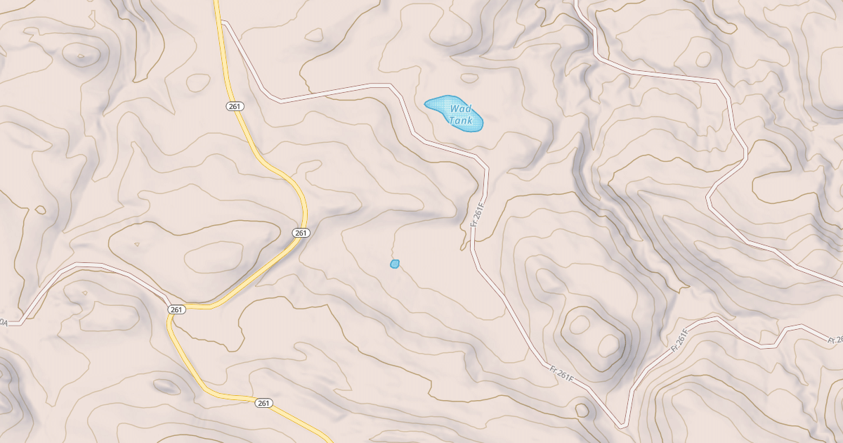 Map preview of USFS National Forest System Roads {063FD7E7-3D43-4F09-8BD2-297BCF0C0FC7}