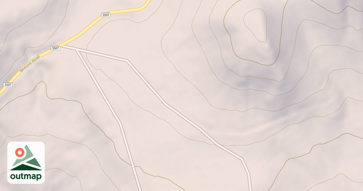 Map of BEASORE TA SPUR